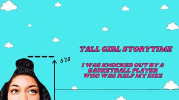 I Was Knocked Out By A Basketball Player Who Was Half My Size | Tall Girl Storytime