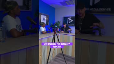 BTS creating  The Connect with @ThatsGraffiti @theplugpodcasts #podcast