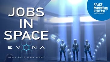 Space marketing podcast Adele Fox with Evona YT