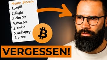 Lerne deine Bitcoin Seedphrase niemals auswendig