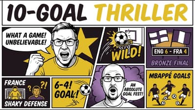 A 10-Goal Bronze Madness & The Grand Final Preview! 🏴󠁧󠁢󠁥󠁮󠁧󠁿🇫🇷🇪🇸🇦🇷 | World Cup Daily #48