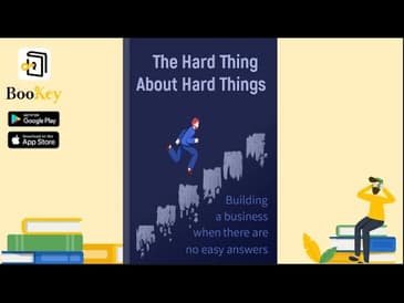 🔥🔥The Hard Thing About Hard Things by Ben Horowitz (Summary) -- The Essence of Building a Business