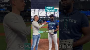 WHICH Mariners player is planning your wedding #shorts #baseball #mlb #seattle #mariners #interview