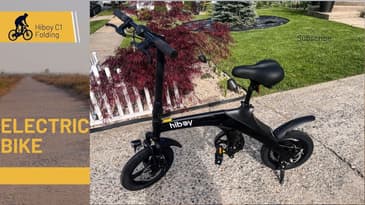 "Electric Adventure: Riding the Hiboy C1 Folding E-Bike Around the Neighborhood"