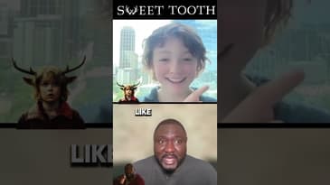 Christian Convery and Nonso Anozie talk #sweettooth #netflixseries  #fyp #pawpatrol #shorts #fyp