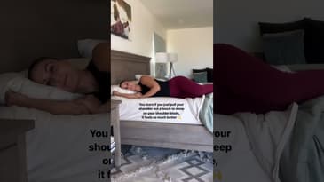 Wake up with shoulder pain?