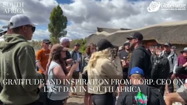 Gratitude & Inspiration From Corp. CEO On Last Day In SA
