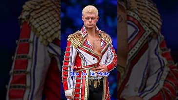 Cody Rhodes has to win the Royal Rumble