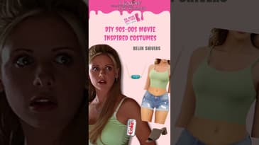 DIY 90s movie inspired Halloween costumes. #Blade #HelenShivers #aquamarine