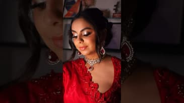 Modern meets traditional Indian bridal vibes ❤️✨
