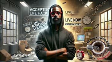☕ The ACCEPTANCE Life Hack | The Black Coffee Club Live #selfmastery
