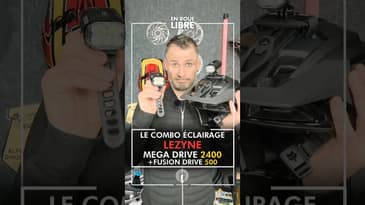 Combo Méga Drive 2400 + fusion drive 500 de chez Lezyne.