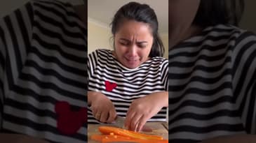 Sometimes life cries while you're trying to make lumpia. Follow my youtube channel for more content.