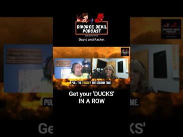 DIVORCE RECOVERY OVER 40 / Slip of the tongue! Difference between Ducks in a row and D*cks in a row.