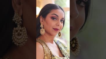 Indian wedding guest outfit + makeup idea 💝 Who’s inviting me for their shaadi?