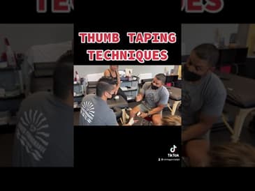 Thumb Taping Techniques