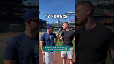 He Says He Can Hit A Home Run OUT OF AN MLB STADIUM?? 🤯 #shorts #baseball #mariners #homerun #pnw