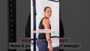 Do these exercises for ROUNDED SHOULDERS.