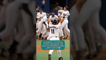 Celebrity Picks Between Larry David And FAVORITE Baseball Team 🤯😂 #shorts #mariners #larrydavid