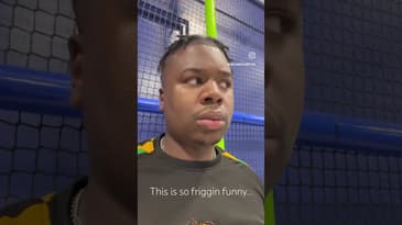 Comedy Clip - First day working at the trampoline park 🤣 #short