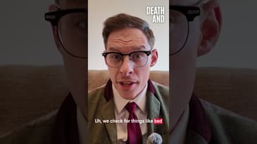 Weirdest tattoo on a dead body? 💀 That's an easy one. #deathandpodcast #shorts