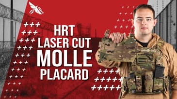 HRT Tactical Laser Cut MOLLE Placard