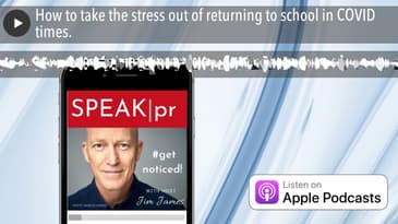 How to take the stress out of returning to school in COVID times.