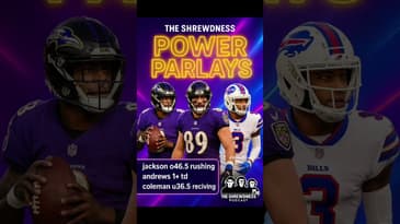 Shrewdness Power Parlay!!!#sportsbetting #NFL #Bills #Ravens #SNF