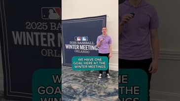 WE HAVE ONE GOAL HERE AT THE WINTER MEETINGS