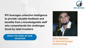 Elliot DeSouza | Sr. Global HR Manager | Siemens Energy | On his Investment Journey with IPV