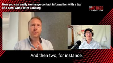 Trailer: How you can easily exchange contact information with a tap of a card, with Pieter Limburg