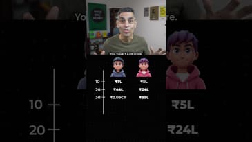 STEP-UP SIP se CROREON ka FARAK! | Ankur Warikoo #shorts