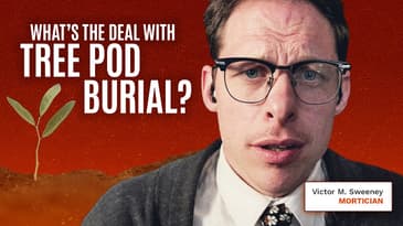 Can I be buried with a tree pod?  Mortician Victor M. Sweeney explains