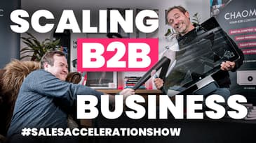 How to scale your B2B business Ft. Jan Luts | The Sales Acceleration Show