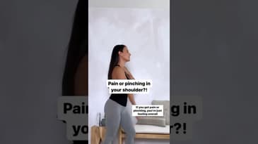 Shoulder pinching? Do this!