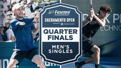 Hunter Johnson v Zane Ford at the Fasenra Sacramento Open