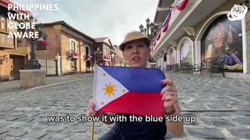 Why Do They Hold The Flag Upside Down!? A Globe Aware Summer in the Philippines