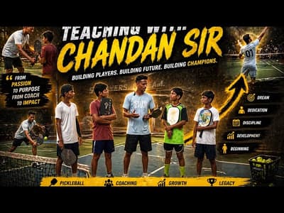 Pickleball Sikhna Hai? Yaha Se Start Karo! 🔥with Chandan sir 👈👈
