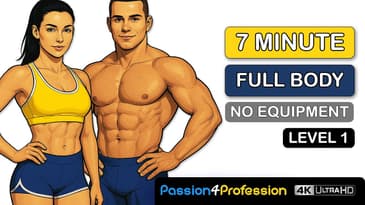Full body workout 7 minute Body Booster | Optimized by P4P | Fat Burning Quick Routine