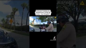Police body-cam footage released of Dolphins Tyreek Hill getting arrested before the game. Part 3.