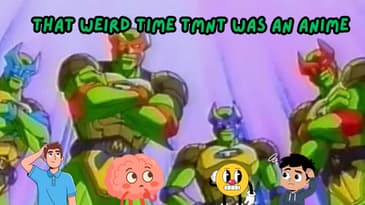 That Weird TIme TMNT Was An Anime