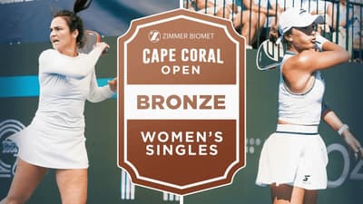 Lea Jansen vs Catherine Parenteau at the Zimmer Biomet Cape Coral Open