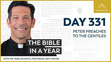 Day 331: Peter Preaches to the Gentiles — The Bible in a Year (with Fr. Mike Schmitz)