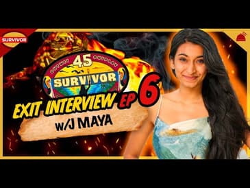 Survivor 45 | J. Maya Exit Interview w/ the Sixth Player Voted Out - Ep 6