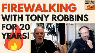 Firewalking! with Tony Robbins’ fire walk captain.