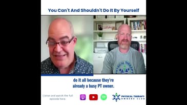 You Can't And Shouldn't Do It By Yourself