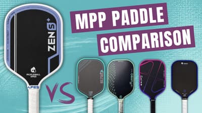 Pickleball Apes Zen S+ Review and MPP Foam Paddle Comparison