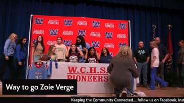 Live at The Flag Football Team Signing to Cumberland