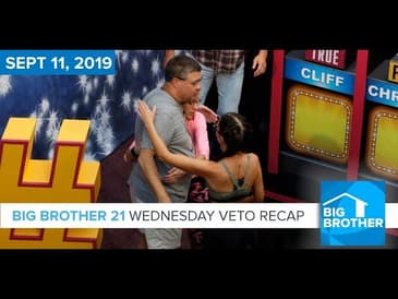 Big Brother 21 Wednesday Night Sept 11 Veto Recap #BB21