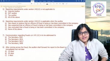 MCQs Episode 2 - Frauds 143(12)